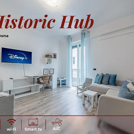 Apartamento Historic Hub - Crociere A 10 Min - Ac - Wifi Gratis Savona